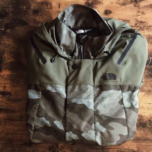 The North Face lightweight camo jacket